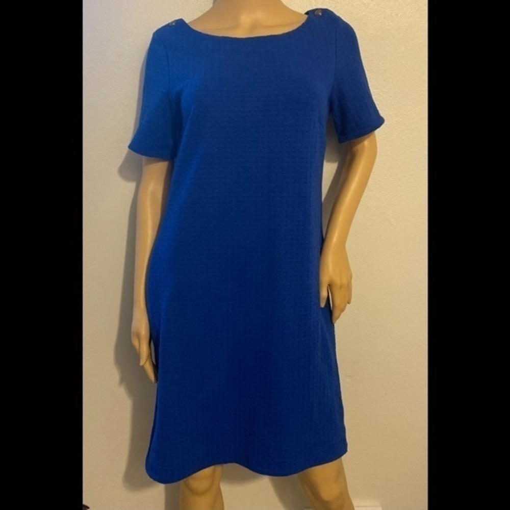 Lands end size S blue dress